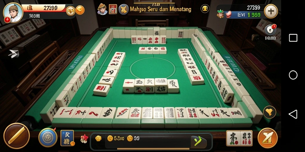 Screenshot gameplay 2739 menampilkan keseruan permainan Mahjong.
