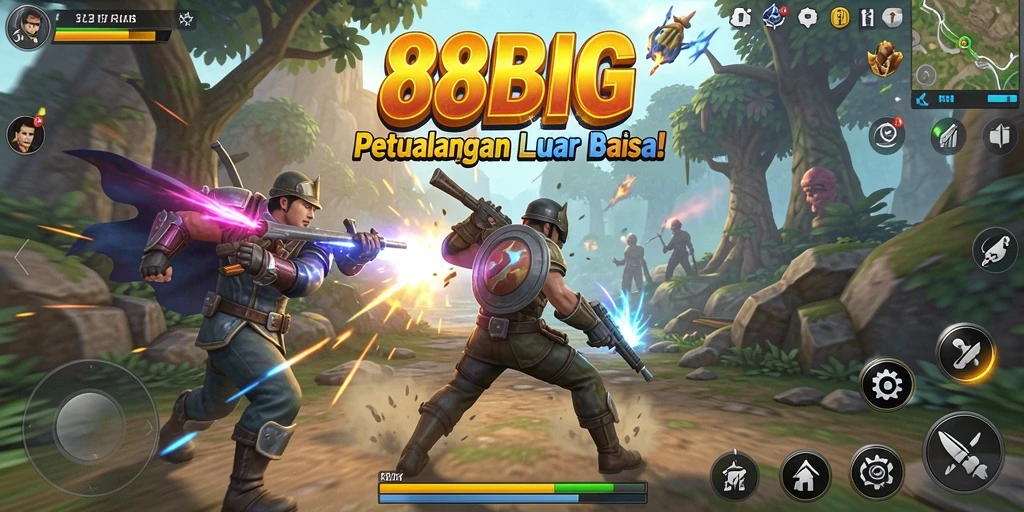 Tangkapan layar <strong>88BIG</strong> menunjukkan aksi intens dalam pertempuran yang mendebarkan.
