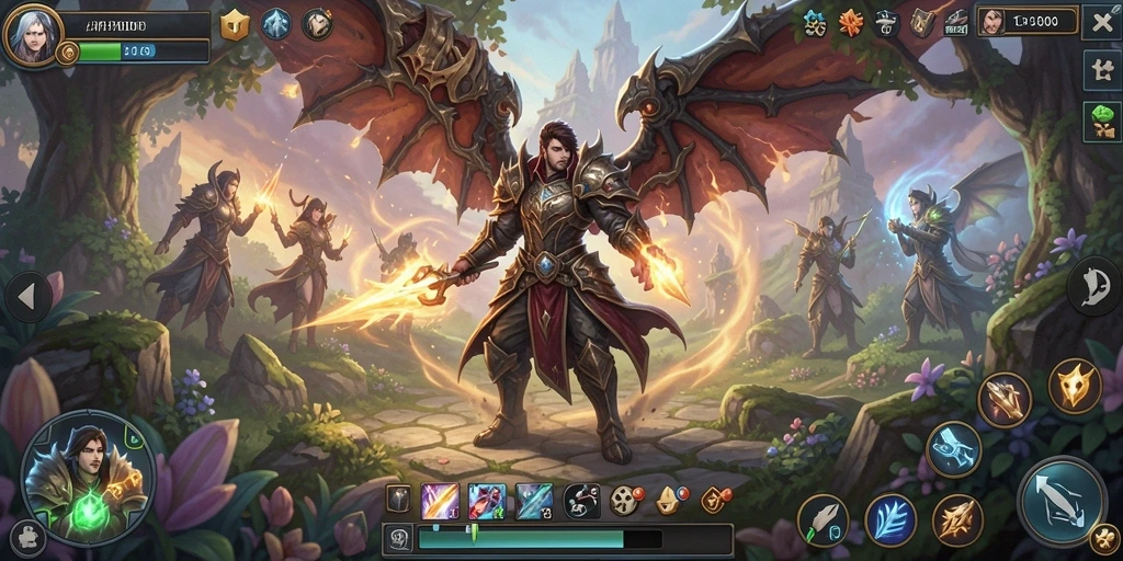 Tampilan menarik dari gameplay RPG API5000 yang mendebarkan.