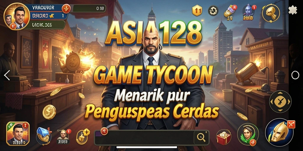Tampilan gameplay Tycoon yang menarik di ASIA128.