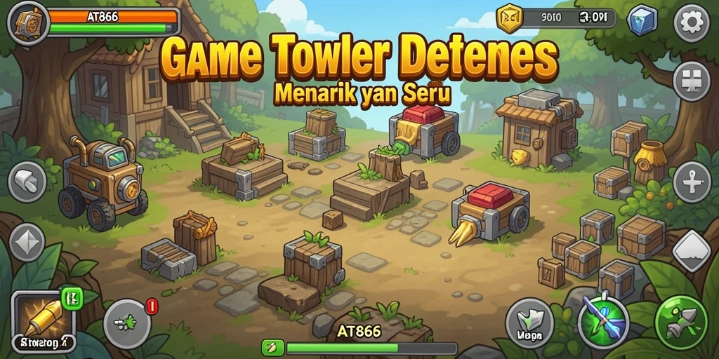 Gambaran menarik gameplay Tower Defense AT866 dengan aksi seru.