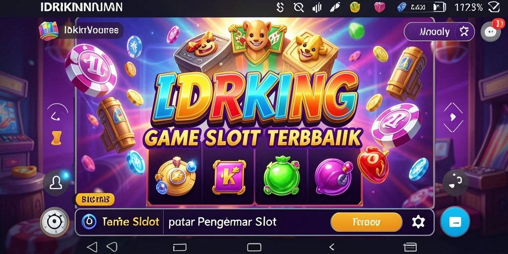 Tampilan menarik dari gameplay slot di IDRKING yang mendebarkan.