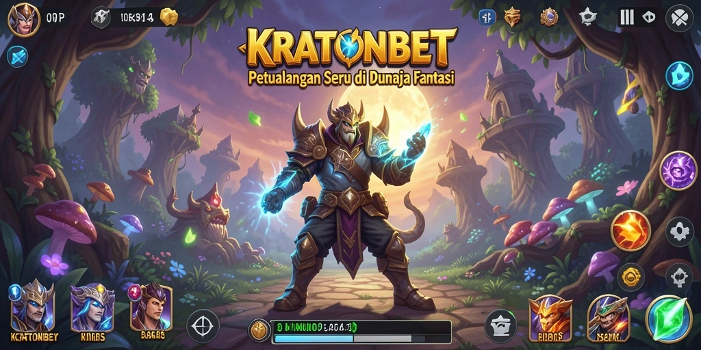 Screenshot gameplay KRATONBET menunjukkan petualangan seru di dunia eksotis.