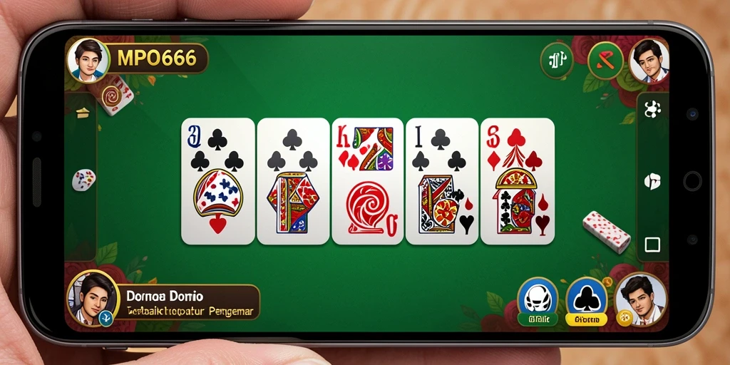 Tampilan gameplay menarik dari game Domino MPO666.
