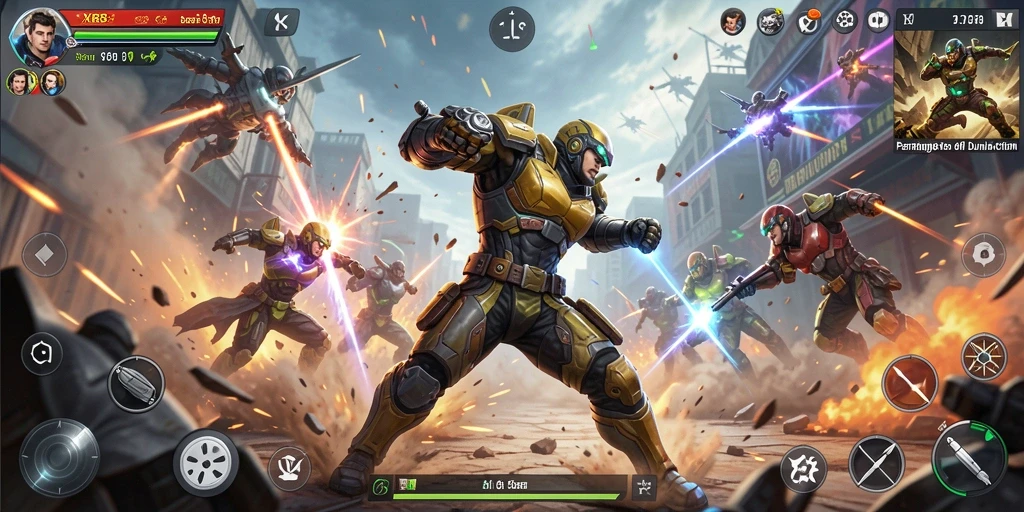 Tampilan gameplay seru dan dinamis dari XR88 yang penuh aksi.